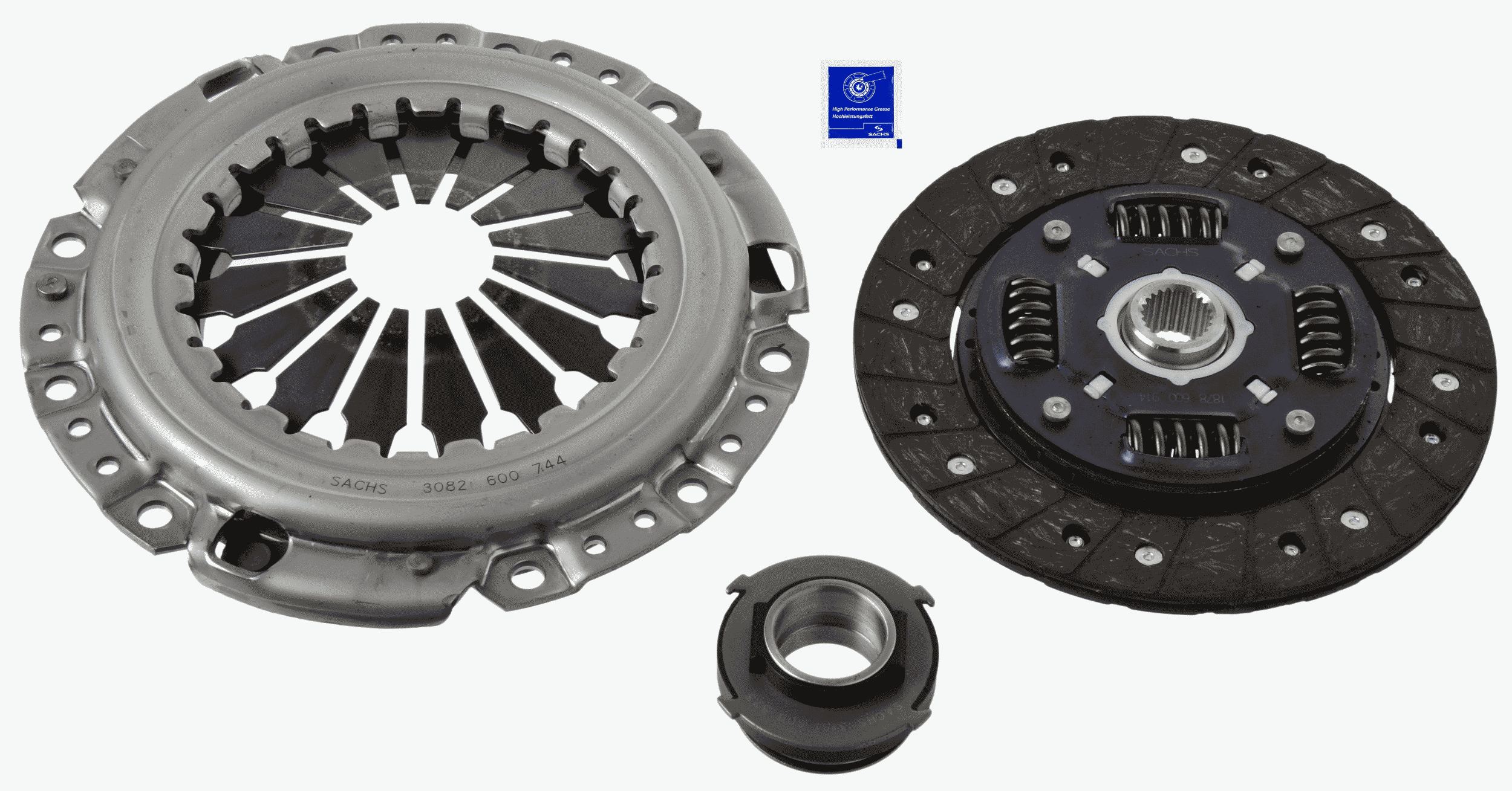 Комплект сцепления Hyundai: ATOS (MX), ATOS PRIME (MX), I10 KIA: PICANTO (BA) SACHS (3000 951 427) SACHS фото 2