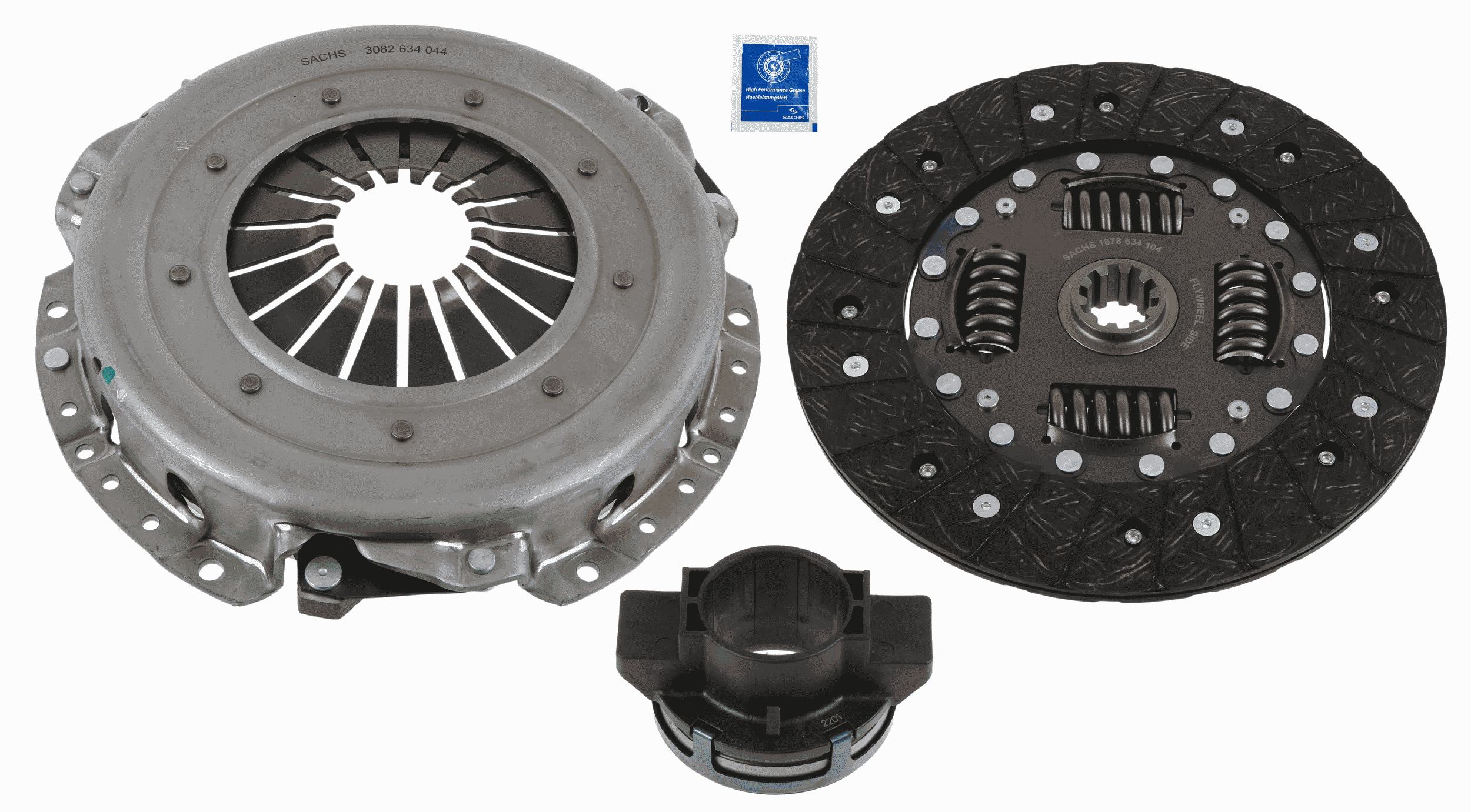 Комплект зчеплення DIAM. 242 MM; GAZELLE BUS I. GAZELLE II BUS 2.3; SOBOL 2.3 16V, 2 SACHS (3000 951 644) SACHS фото 2