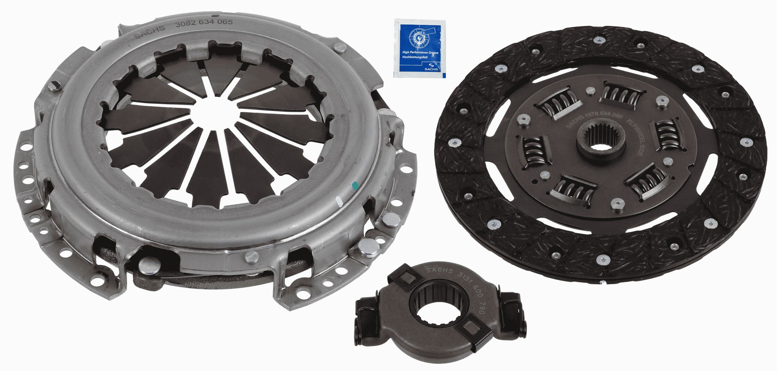 Комплект зчеплення VW CADDY II МІНІВЕН (9K9B), CADDY II ФУРГОН/МІНІВЕН (9K9A), DERBY SACHS (3000 951 664) SACHS фото 2