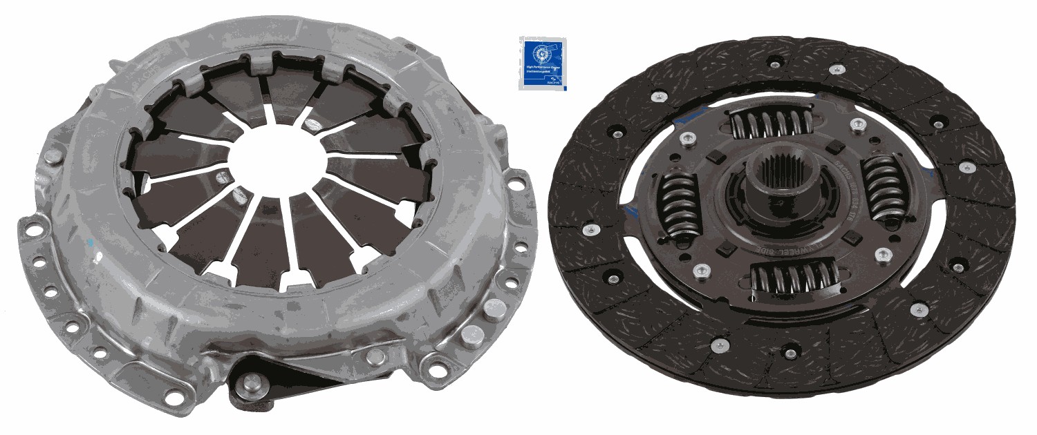 Комплект зчеплення NISSAN: MICRA (2005>) 1.6I, NOTE (2005>2007) 1.6I, NOTE (2008>) 1 SACHS (3000 951 676) SACHS фото 2