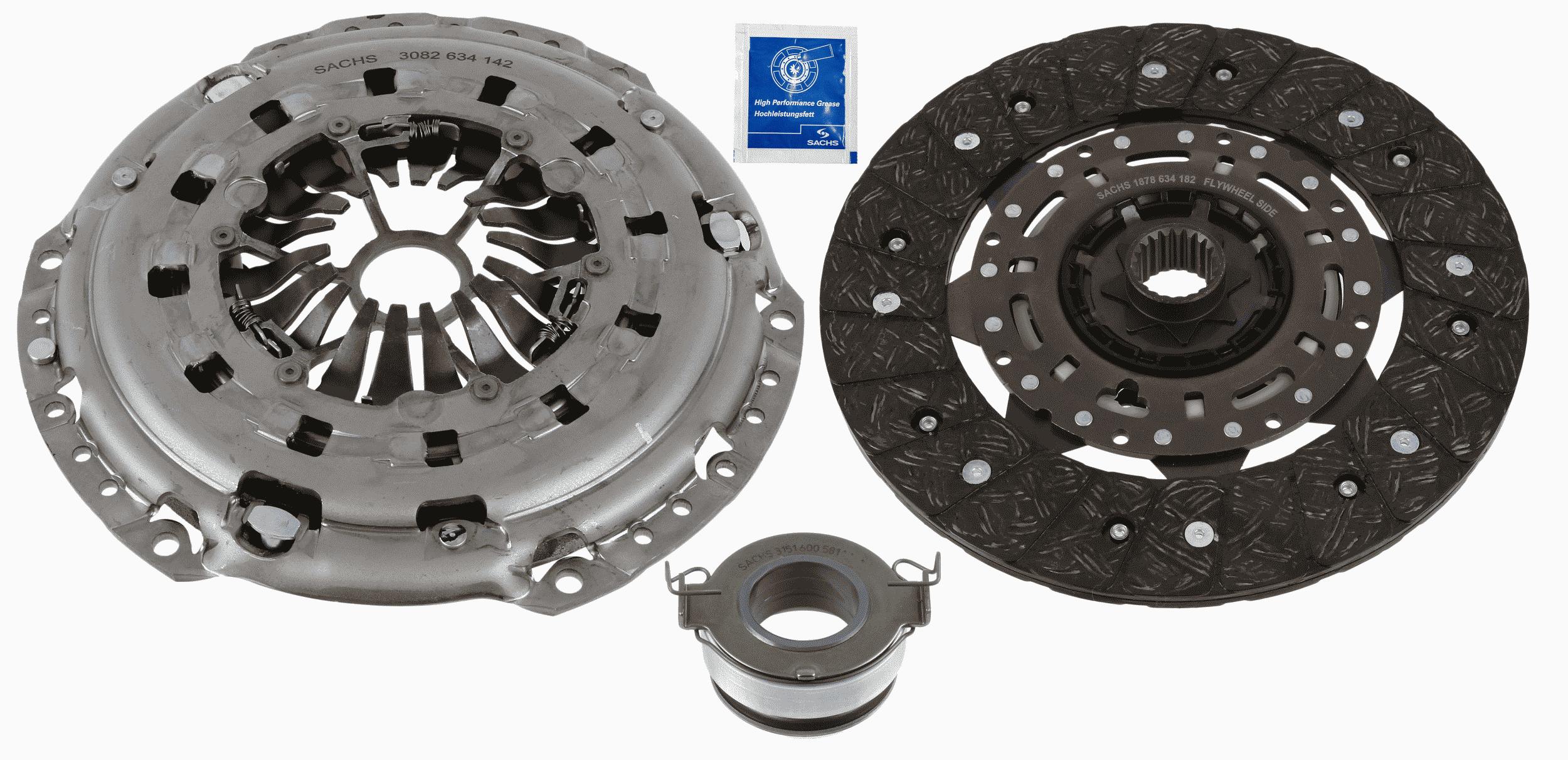 Комплект зчеплення TOYOTA: AURIS (_ZE15_, _RE15_), AVENSIS COMBI (T25), AVENSIS SALO SACHS (3000 952 001) SACHS фото 2