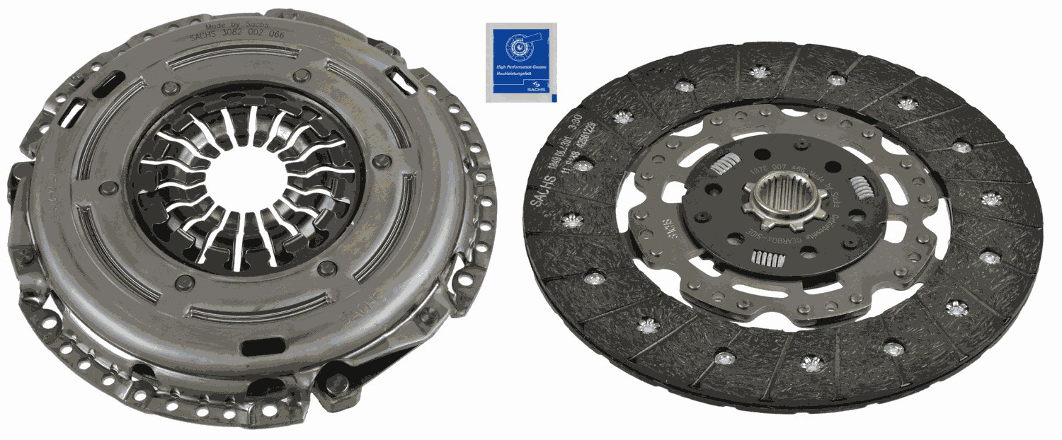 Комплект зчеплення AUDI: A3 (8V1), 2.0 TDI, 2.0 TDI QUATTRO, A3 LIMOUSINE (8VS), 2.0 SACHS (3000 970 076) SACHS фото 2