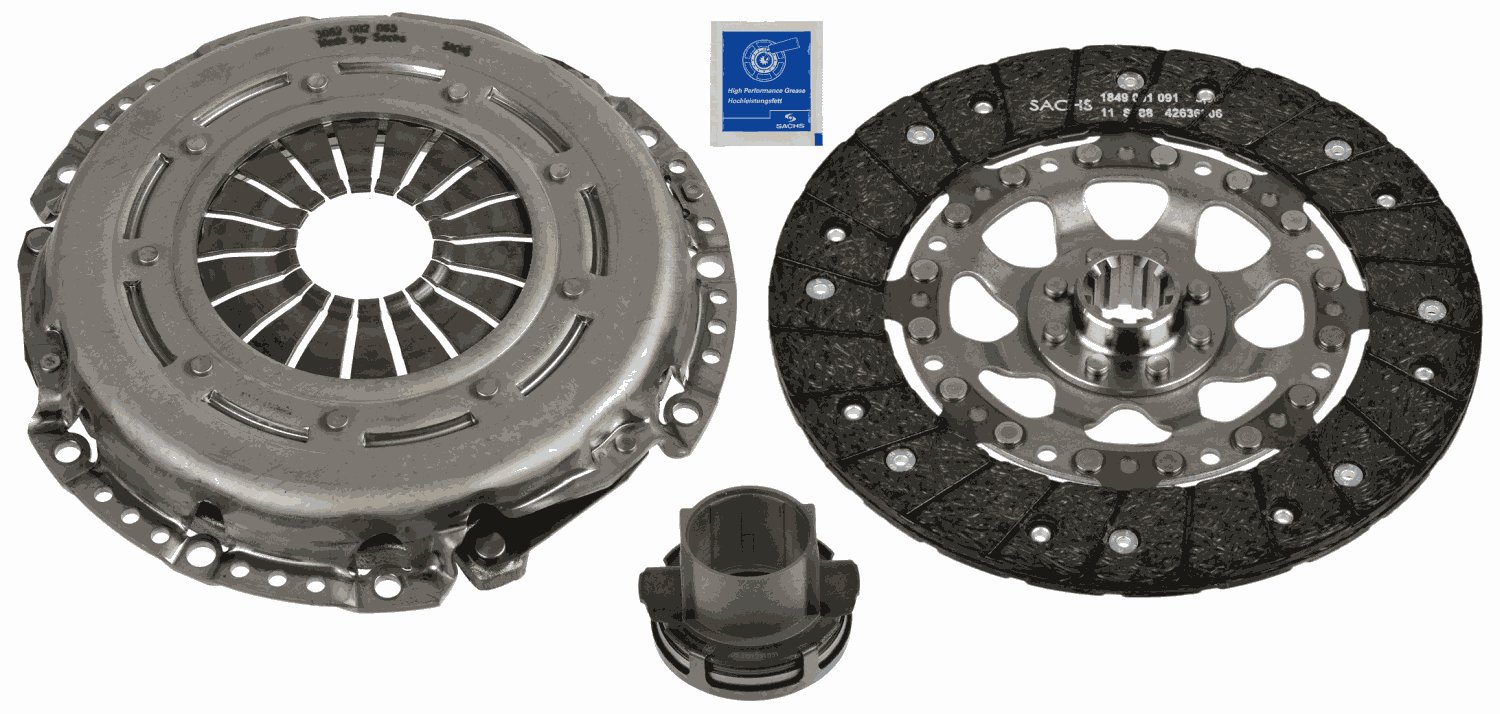 Комплект зчеплення BMW :3 (E46) 316 I (77 КВТ ; 04/2000 - 02/2005 318 I (87 КВТ ; 12 SACHS (3000 970 093) SACHS фото 2