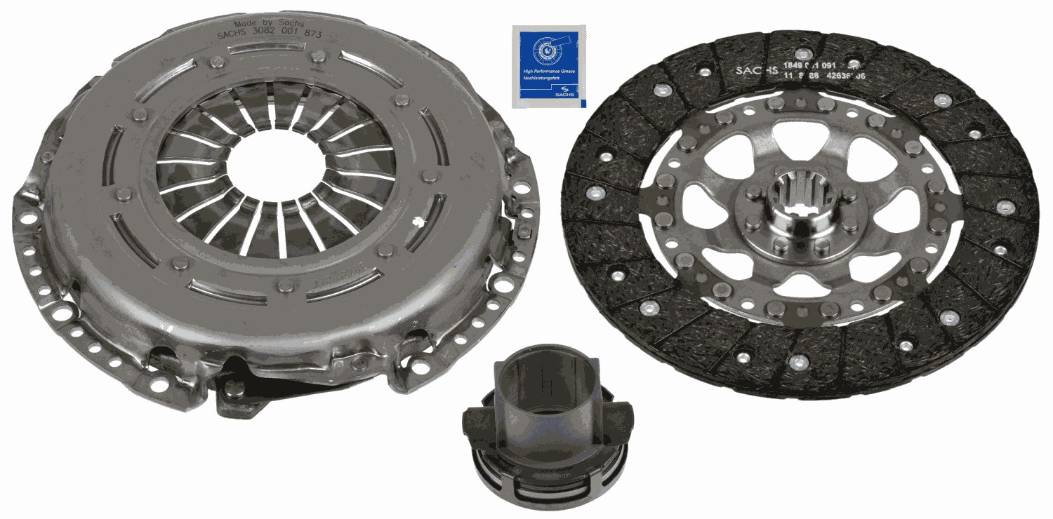 Комплект зчеплення BMW : 3 (E46)ИНФОРМАЦИЯ 318 I (105 КВТ ; 09/2001 - 02/2005)318 D SACHS (3000 970 094) SACHS фото 2