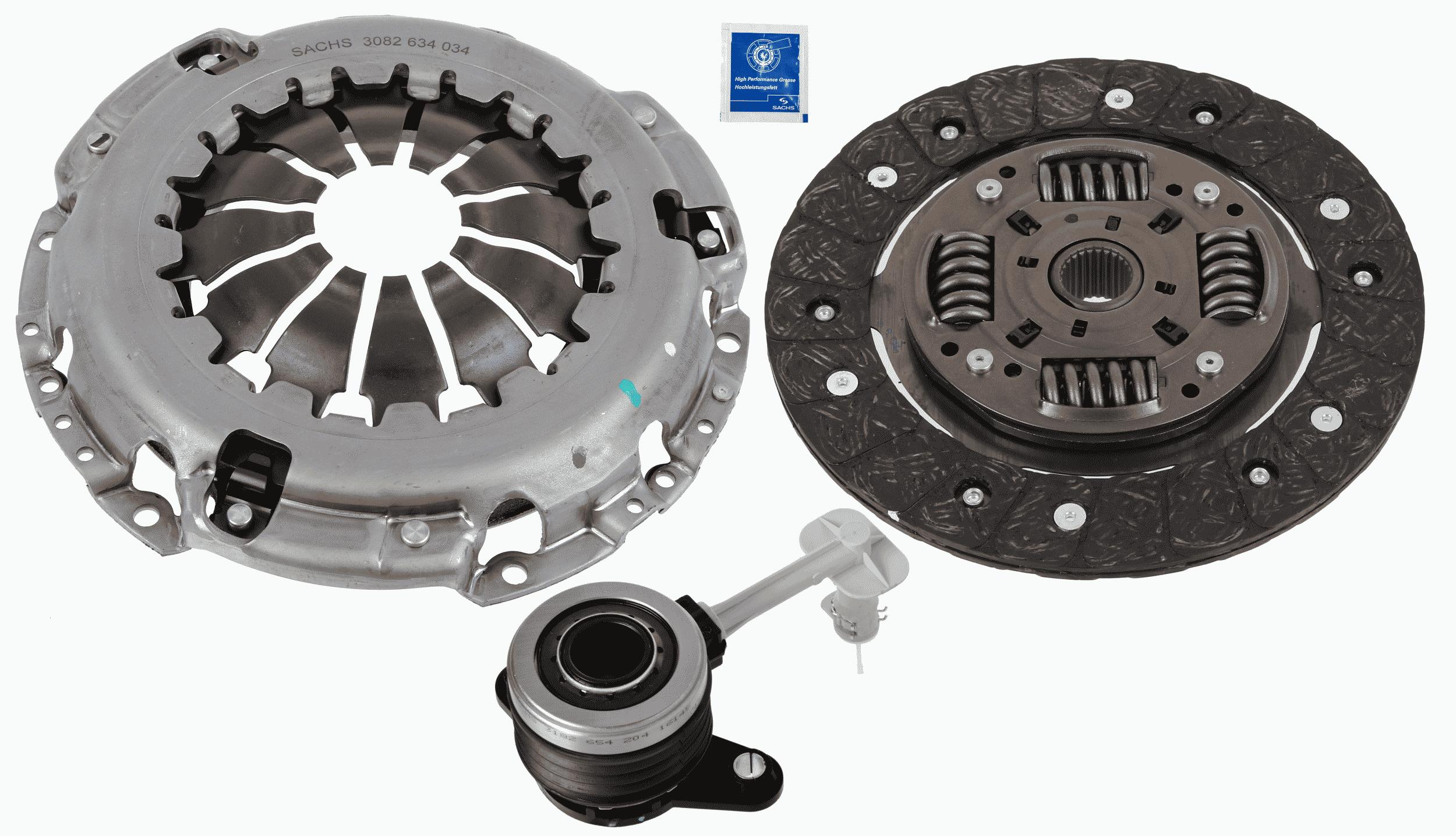 Комплект зчеплення 12,2 MM. RENAULT 1.6 AND 1.4: DUSTER (HS_), FLUENCE (L3_), KANGOO SACHS (3000 990 580) SACHS фото 2