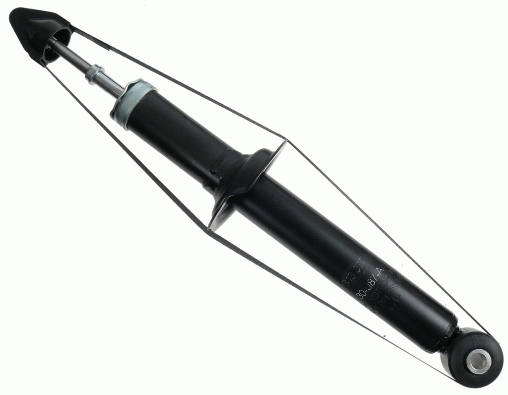 Амортизатор газомасляний MITSUBISHI COLT V (CJ_A) 96-05 *OE№MB891463 SACHS (313 977) SACHS фото 2