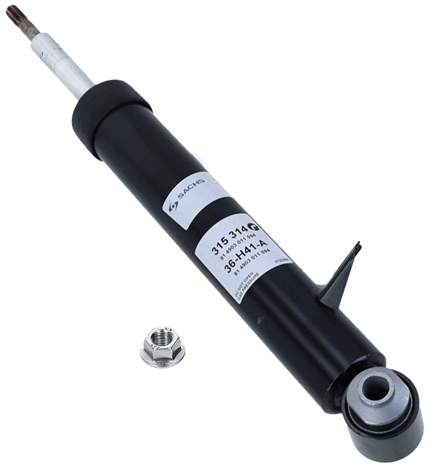 Амортизатор газомасляний BMW X5 (E70)/X6 (E71, E72) 07-14 RR *РЕГУЛ.ПІДВ SACHS (315 314) SACHS фото 2