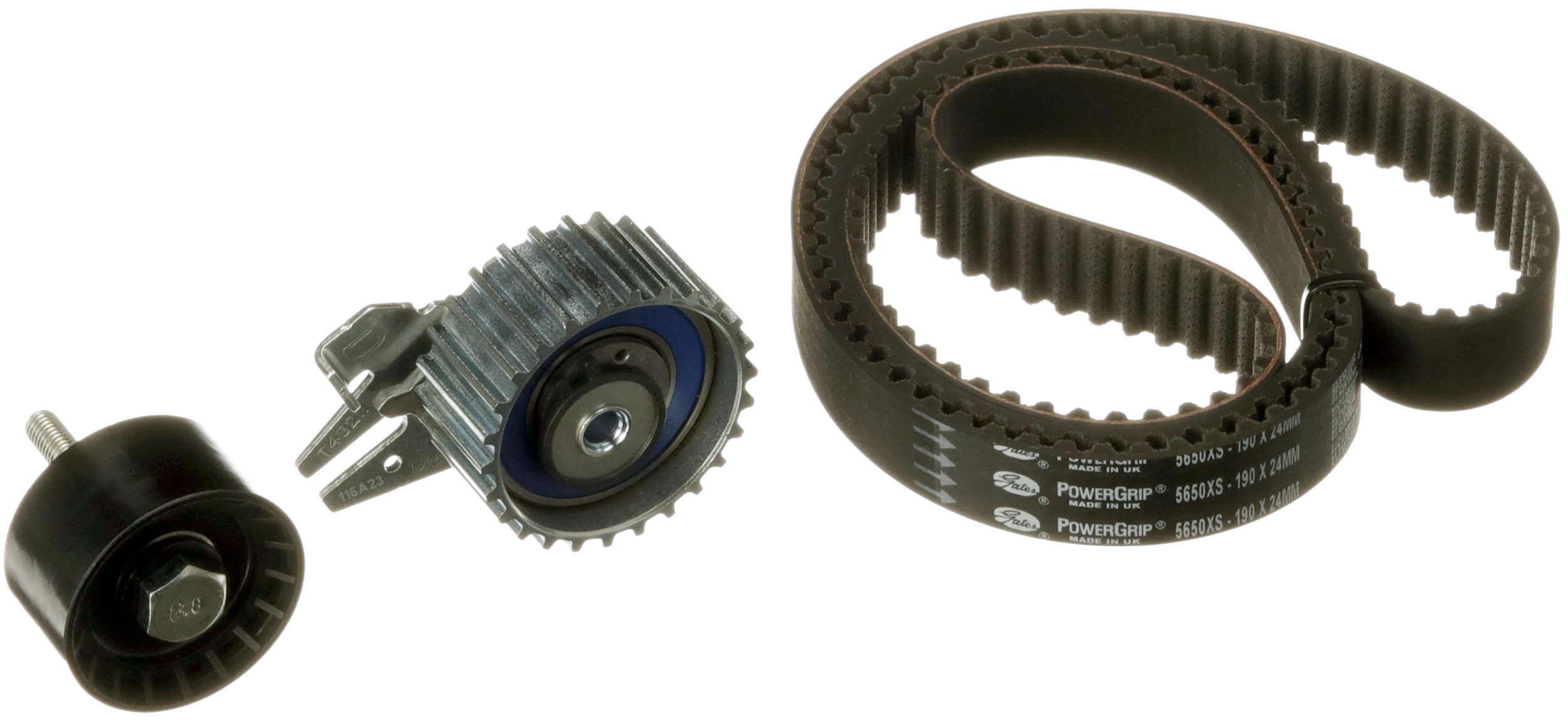Роликовий модуль натягувача ременя (ролик, ремінь) K025650XS POWERGRIP KIT GATES Gates фото 2