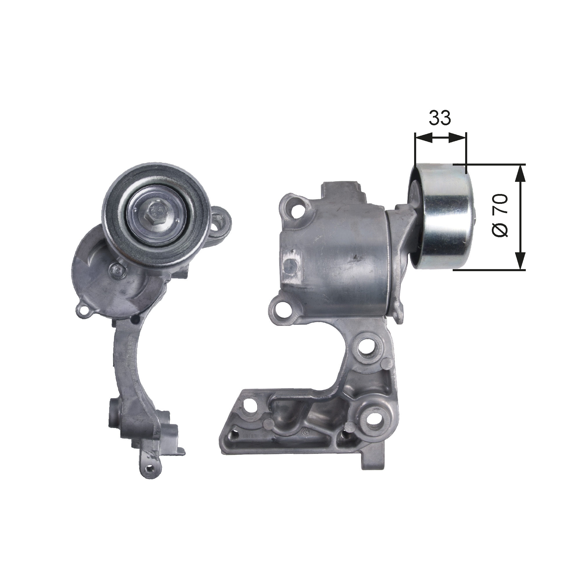 Роликовий модуль натягувача ременя TOYOTA LAND CRUISER PRADO 4.0 03- GATES (T38411) Gates фото 2