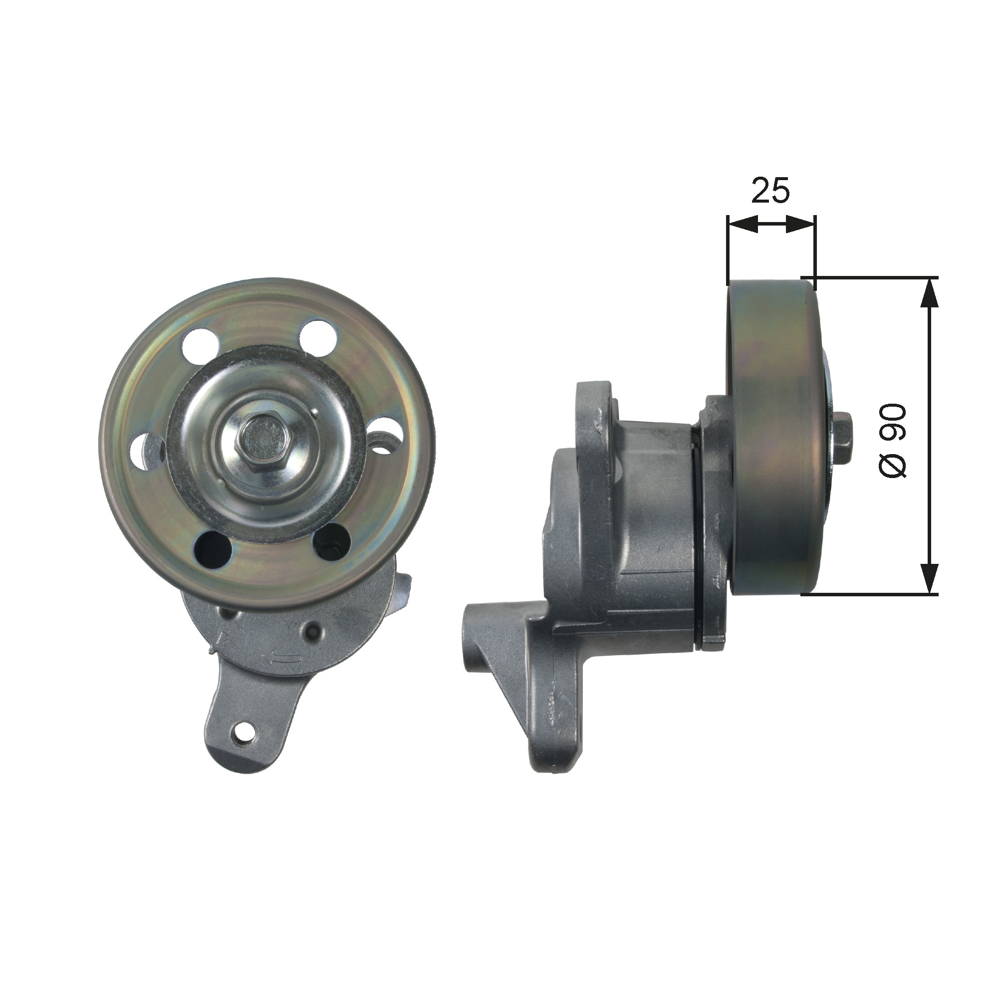 Натяжитель ремня генератора Toyota Rav 4 2.0D 01-05 фото 5