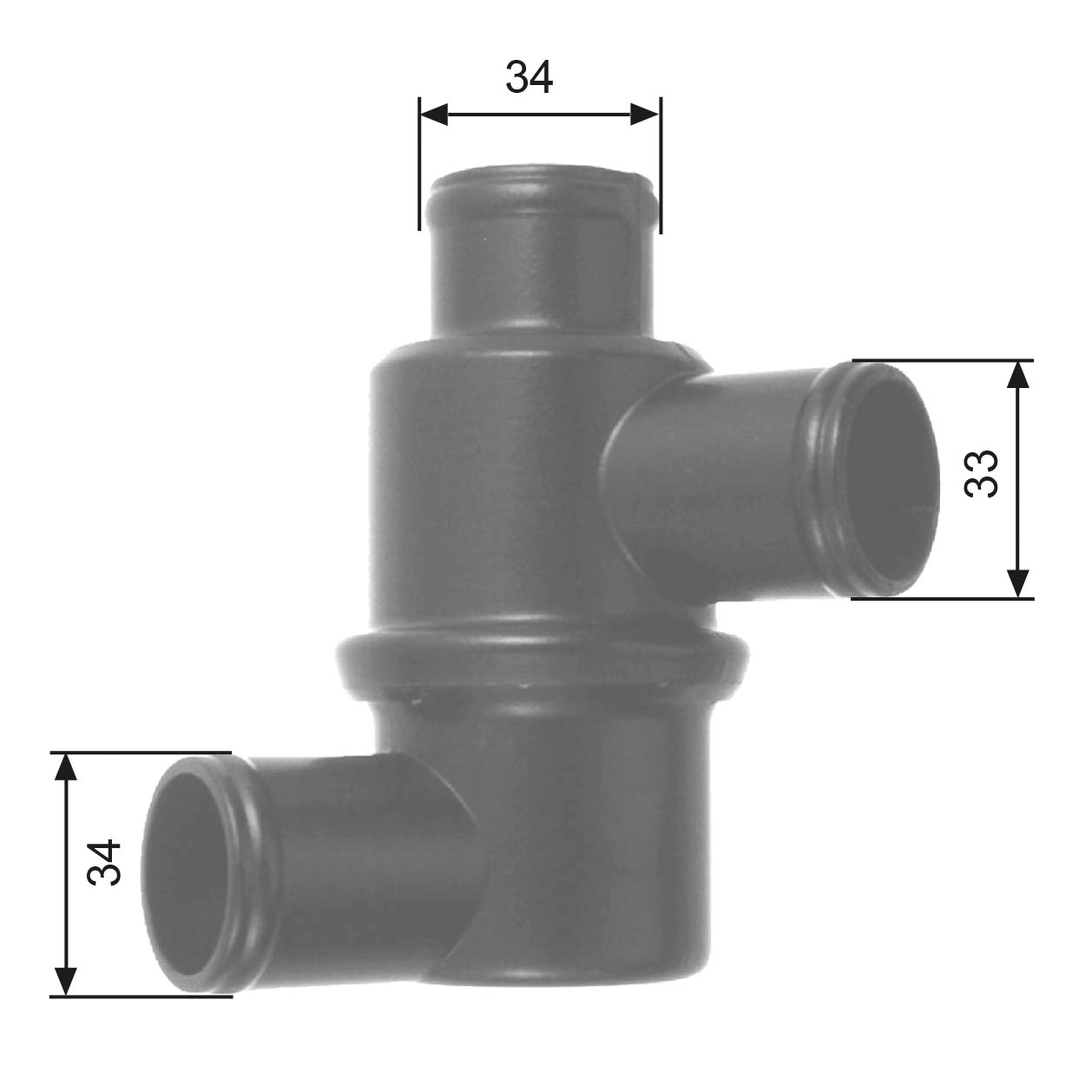 Термостат LADA 1200 1980-1985, 1300 1980-1982, 1500 1980-1985, 1600 1980-19 GATES (TH14580) Gates фото 2
