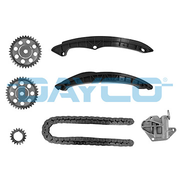 Комплект ланцюга ГРМ VW Polo/Skoda Fabia 1.2 07-14 (z=130) (+ шестерні) DAYCO фото 11
