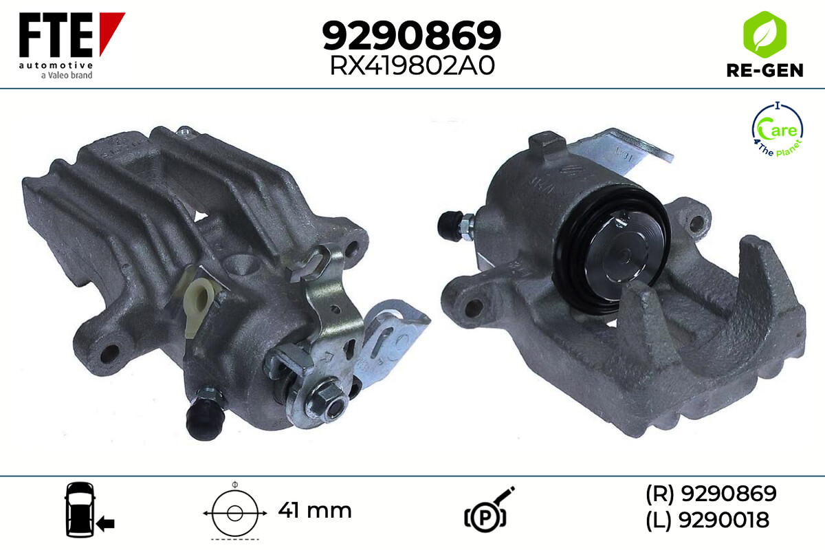 Супорт гальма SEAT TOLEDO II (1M2) FTE (9290869) FTE фото 2