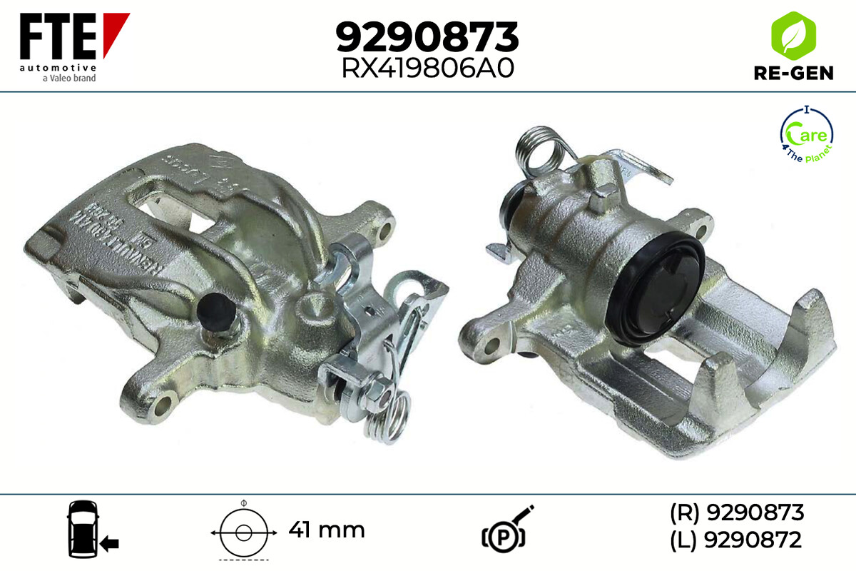 Супорт гальма OPEL VIVARO A COMBI (X83) FTE (9290873) FTE фото 2