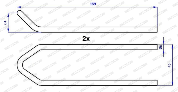 Ремкомплекти гальма FE FAC169 для MAN L 2000 10.145 LC,10.145 LLC, LRC, LLRC (LE140C)