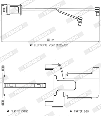 Датчики гальма FE FAI134 для FIAT Series 400 TopClass S 411 HD