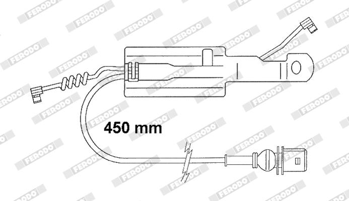 Датчики гальма FE FAI166 для VAN HOOL A-Serie AG 300