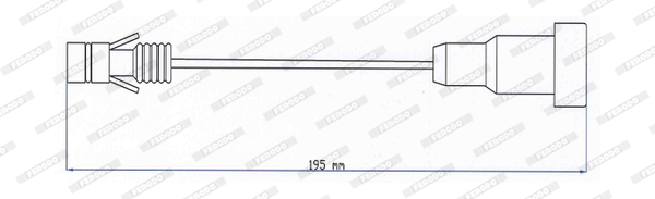 FE FAI203 Датчик гальмівний MERCEDES-BENZ ACTROS MP2 / MP3 3344