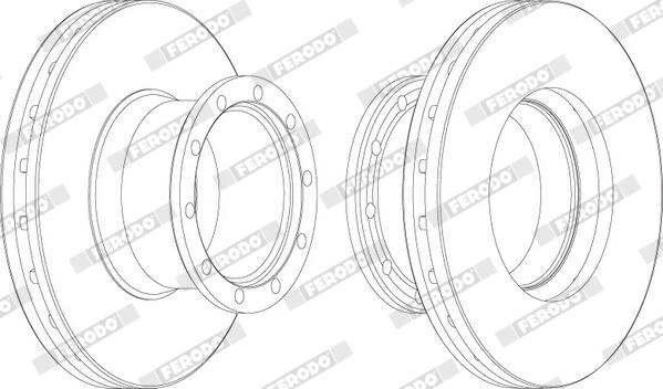 PE 056.102-00 Диск гальмівний DAF SB SB 2300