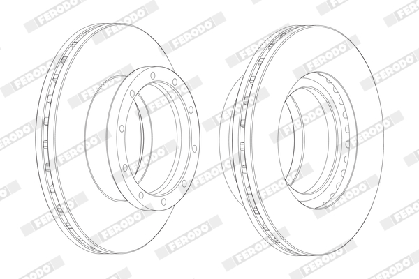 FO 540294PRO Диск гальмівний MERCEDES-BENZ ACTROS MP2 / MP3 4141 K