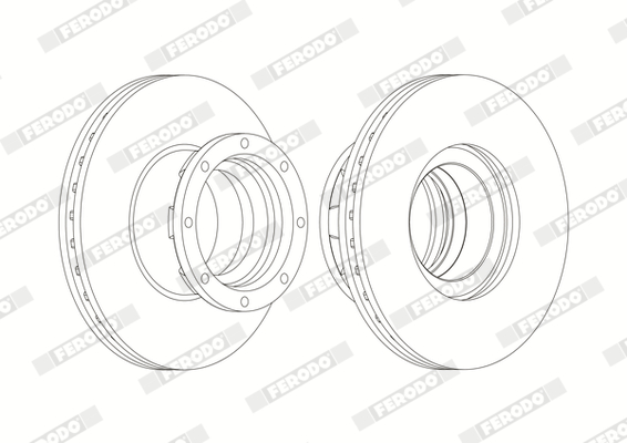 Гальмівні диски FE BCR216A для MAN L 2000 9.153 LLS