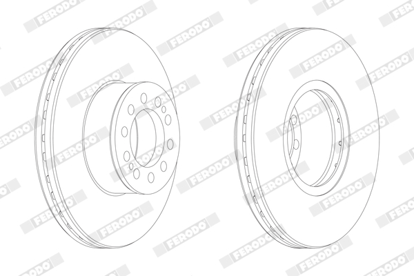 Гальмівні диски FE BCR330A для MAN L 2000 9.153 LLS