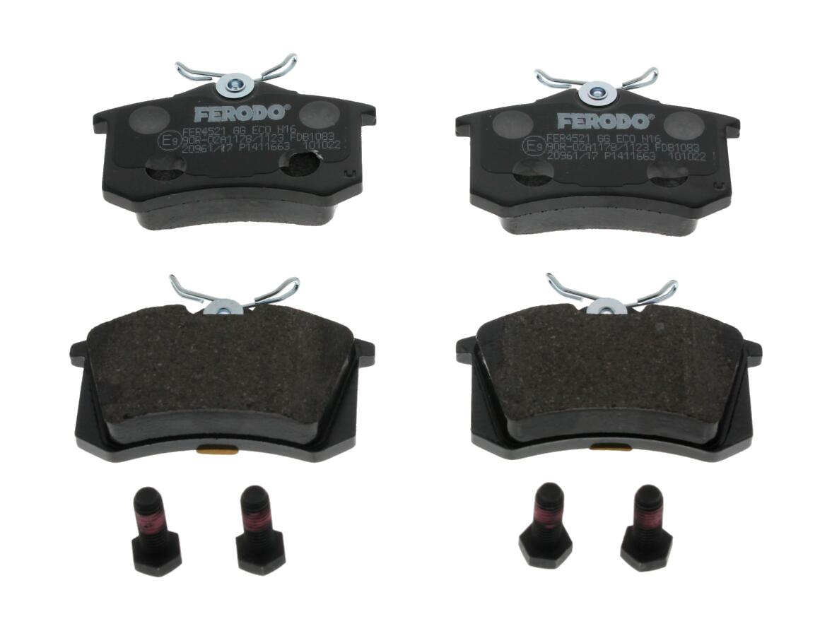 Колодки гальмівні дискові SKODA OCTAVIA I COMBI (1U5) 1.6 1998.07-2010.12 FERODO (FDB1083) Ferodo фото 2