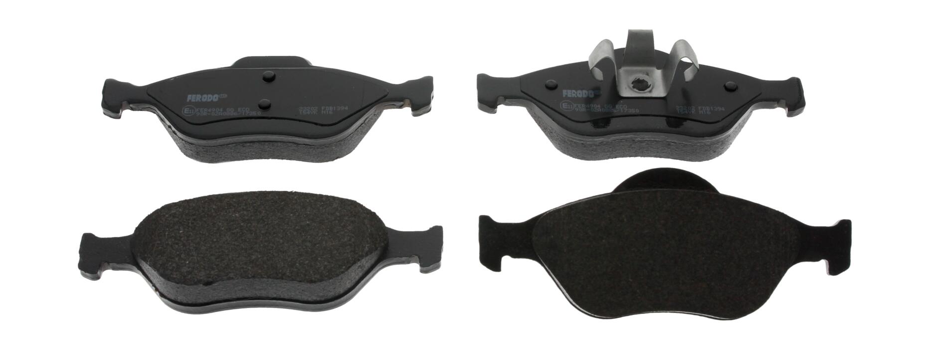 Колодки гальмівні дискові FORD FUSION (JU_) 1.4 2002.08-2012.12 FERODO (FDB1394) Ferodo фото 2