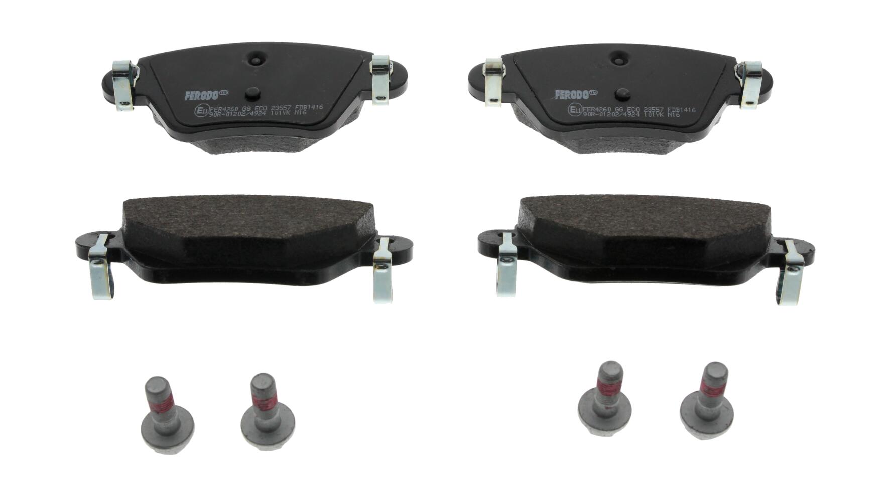 Колодки гальмівні дискові FORD MONDEO III ЛІФТБЕК (B4Y) 2.0 2000.10-2007.09 FERODO (FDB1416) Ferodo фото 2