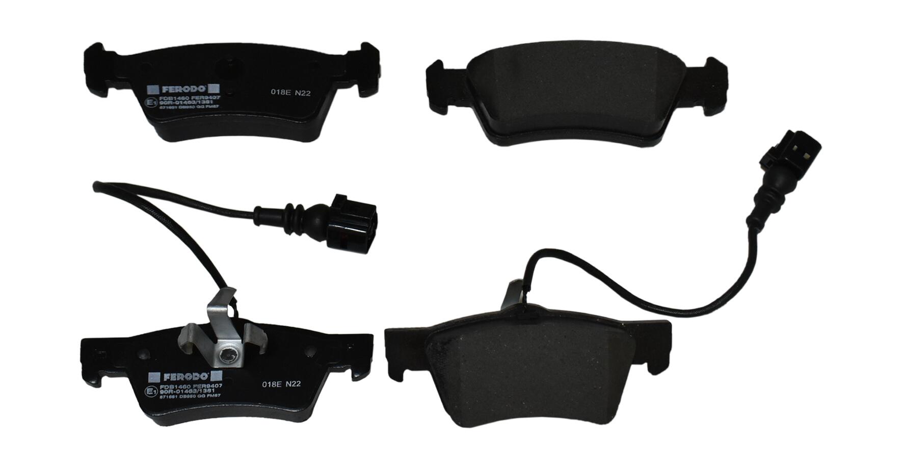 Колодки гальмівні дискові VW TOUAREG (7LA, 7L6, 7L7) 3.0 2002.10-2013.01 FERODO (FDB1460) Ferodo фото 2