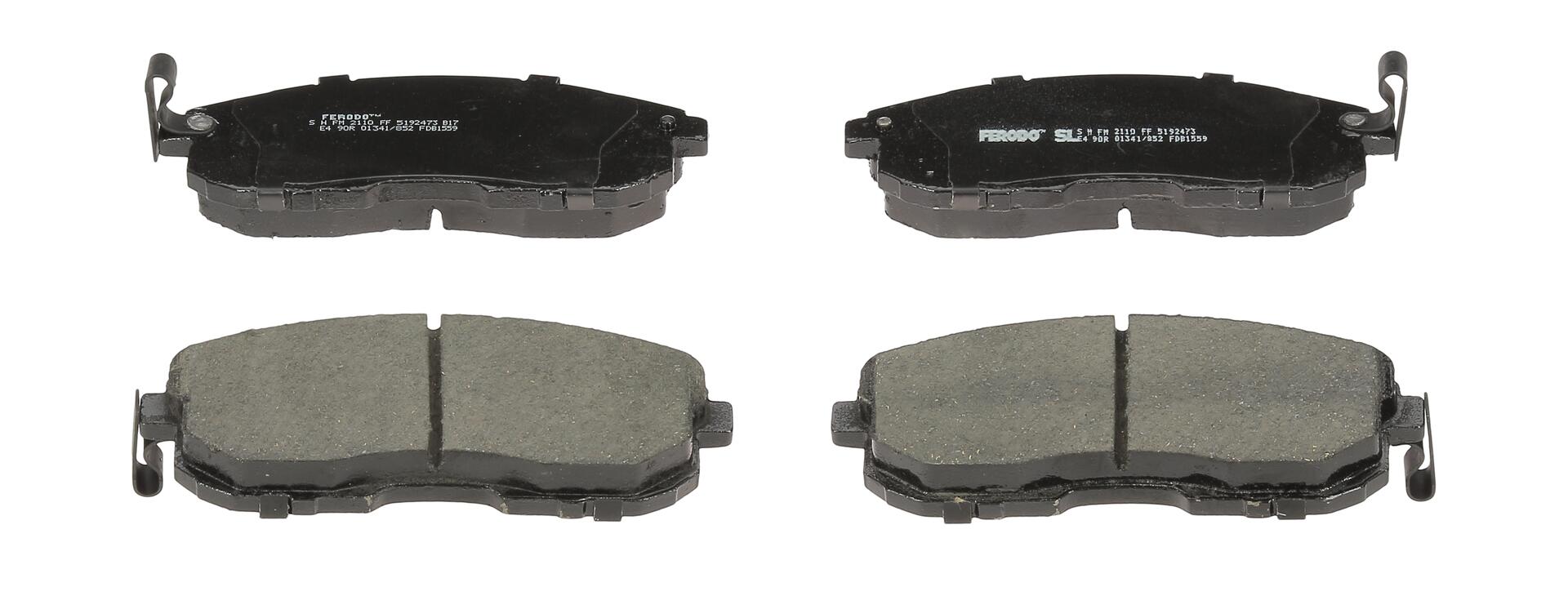 Колодки гальмівні дискові NISSAN MAXIMA / MAXIMA QX IV (A32) 2.0 1994.03-2000.08 FERODO (FDB1559) Ferodo фото 2