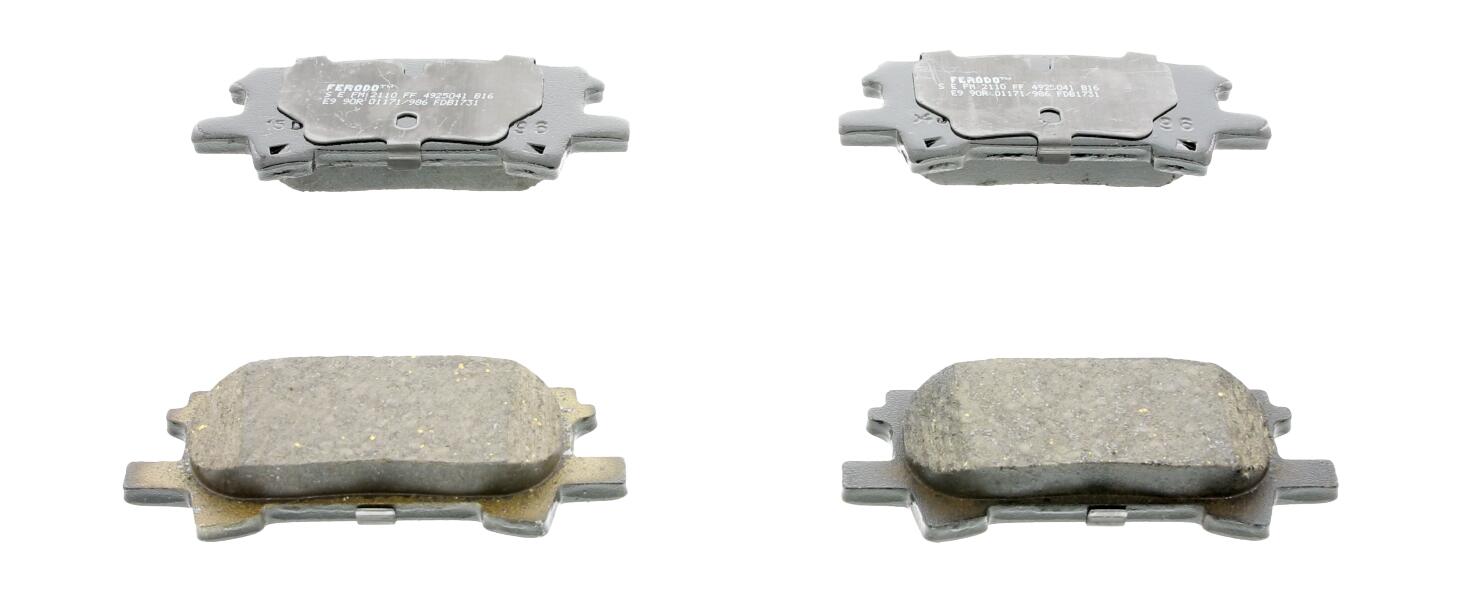 Колодки гальмівні дискові LEXUS RX (_U3_) 3.5 2003.02-2008.12 FERODO (FDB1731) Ferodo фото 2