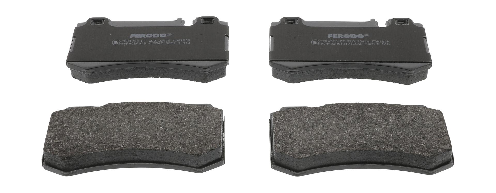 Колодки гальмівні дискові MB S-CLASS (W221) 5.5 2005.09-2013.12 FERODO (FDB1809) Ferodo фото 2