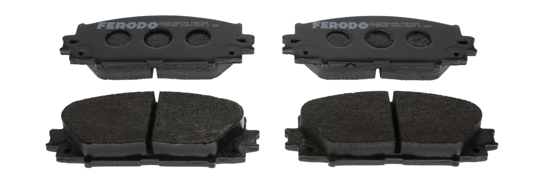 Колодки гальмівні дискові TOYOTA YARIS (_P13_) 1.0 2010.12- FERODO (FDB1829) Ferodo фото 2