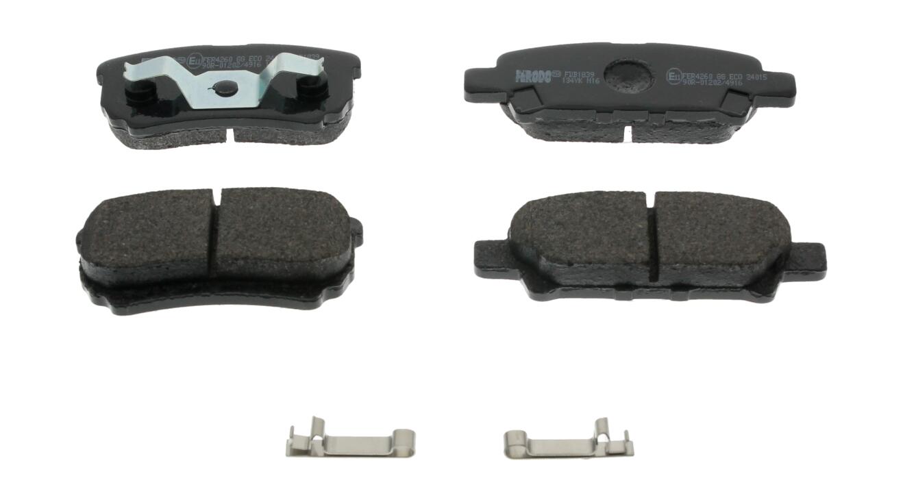 Колодки гальмівні дискові MITSUBISHI LANCER VII (CS_A, CT_A) 1.6 2000.01-2013.12 FERODO (FDB1839) Ferodo фото 2