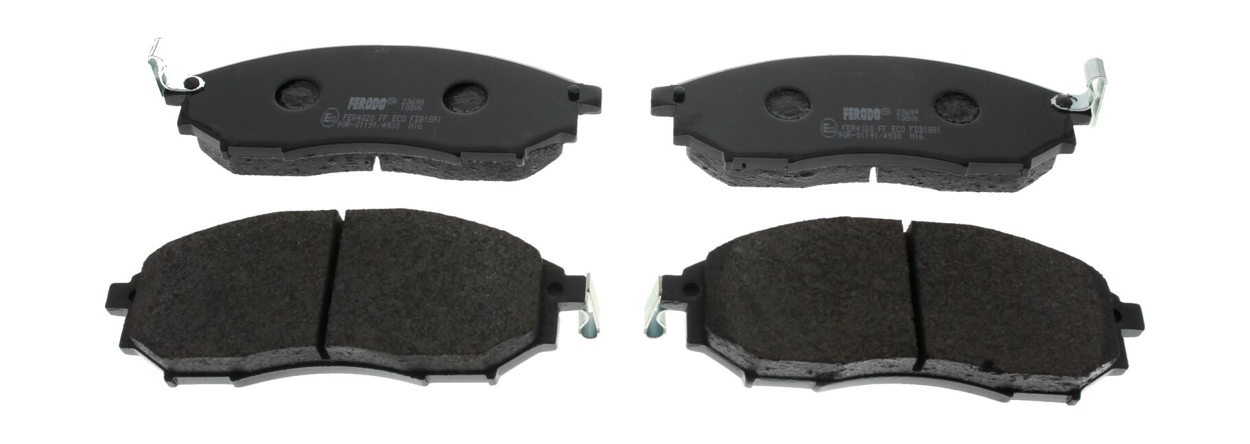 Колодки гальмівні дискові NISSAN QASHQAI / QASHQAI +2 I (J10, NJ10, JJ10E) 2.0 2006.11-2014 FERODO (FDB1881) Ferodo фото 2