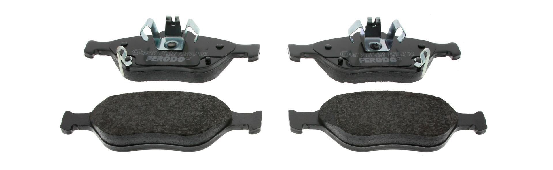 Колодки гальмівні дискові TOYOTA YARIS (_P13_) 1.3 2010.12- FERODO (FDB1890) Ferodo фото 2