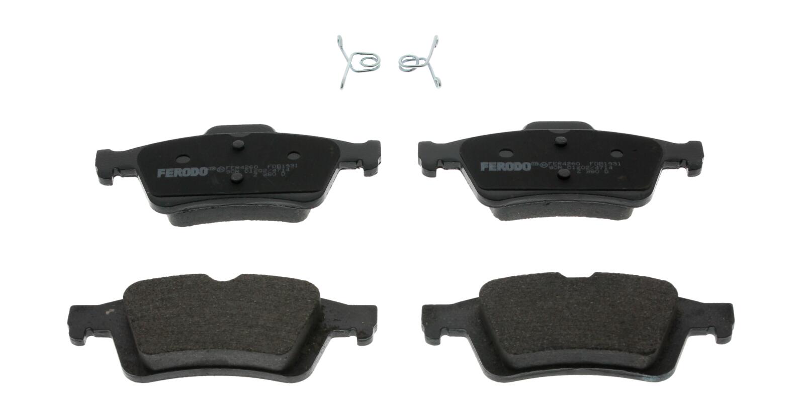 Колодки гальмівні дискові MAZDA 3 ЛІФТБЕК (BK) 1.6 1999.09-2009.12 FERODO (FDB1931) Ferodo фото 2