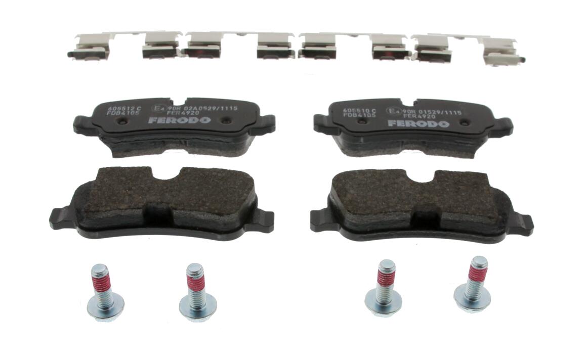 Колодки гальмівні дискові LAND ROVER RANGE ROVER III (L322) 4.2 2002.03-2012.12 FERODO (FDB4105) Ferodo фото 2