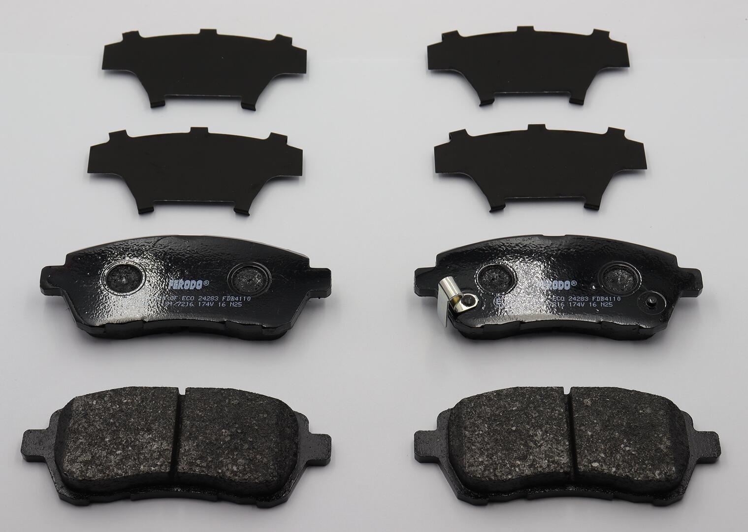 Колодки гальмівні дискові FORD FIESTA VI (CB1, CCN) 1.4 2008.06- FERODO (FDB4110) Ferodo фото 2