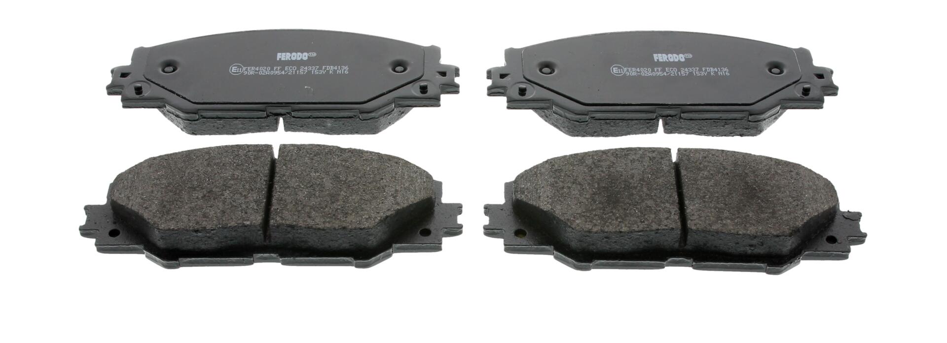 Колодки гальмівні дискові TOYOTA RAV 4 III (_A3_) 2.0 2005.06-2014.08 FERODO (FDB4136) Ferodo фото 2