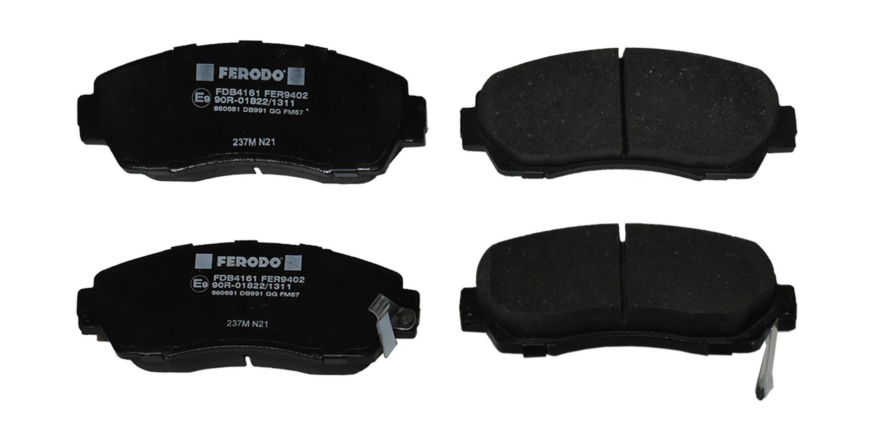 Колодки гальмівні дискові HONDA CR-V III (RE_) 2.0 2006.06- FERODO (FDB4161) Ferodo фото 2