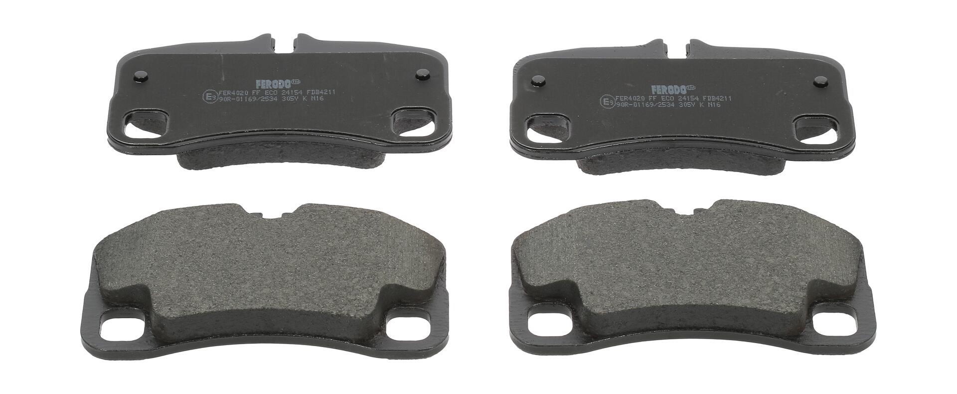 Колодки гальмівні дискові PORSCHE 911 (997) 3.6 2004.07-2013.12 FERODO (FDB4211) Ferodo фото 2