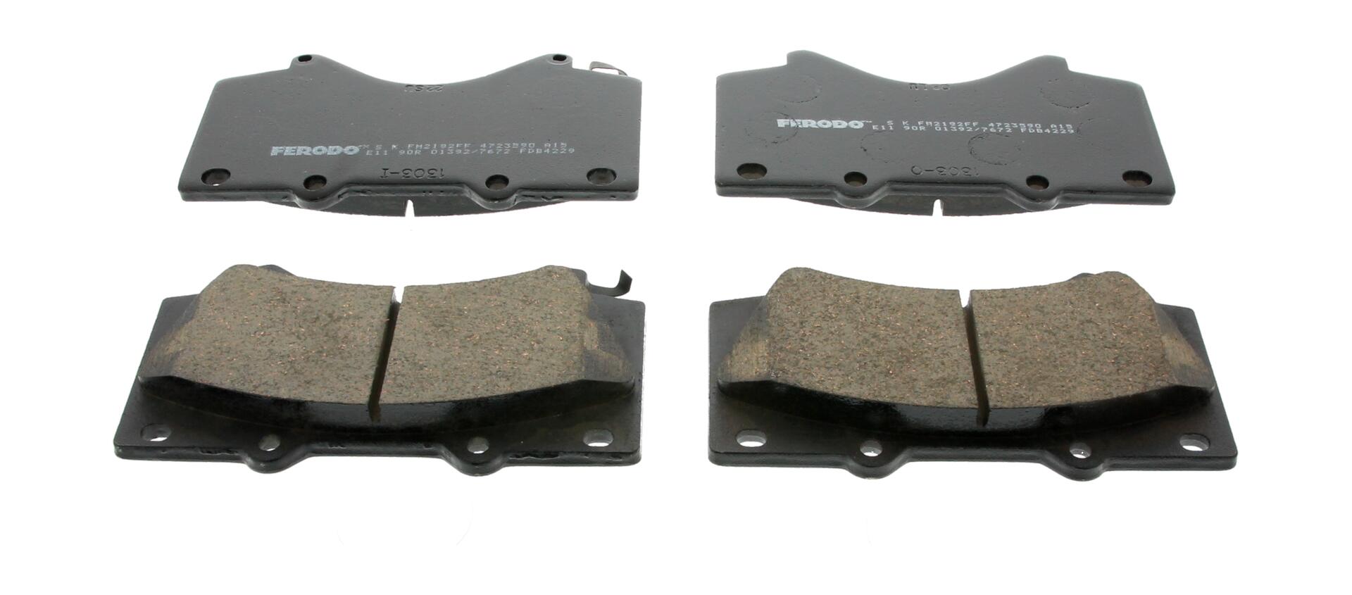 Колодки гальмівні дискові TOYOTA LAND CRUISER PRADO (_J15_) 2.8 2009.07- FERODO (FDB4229) Ferodo фото 2