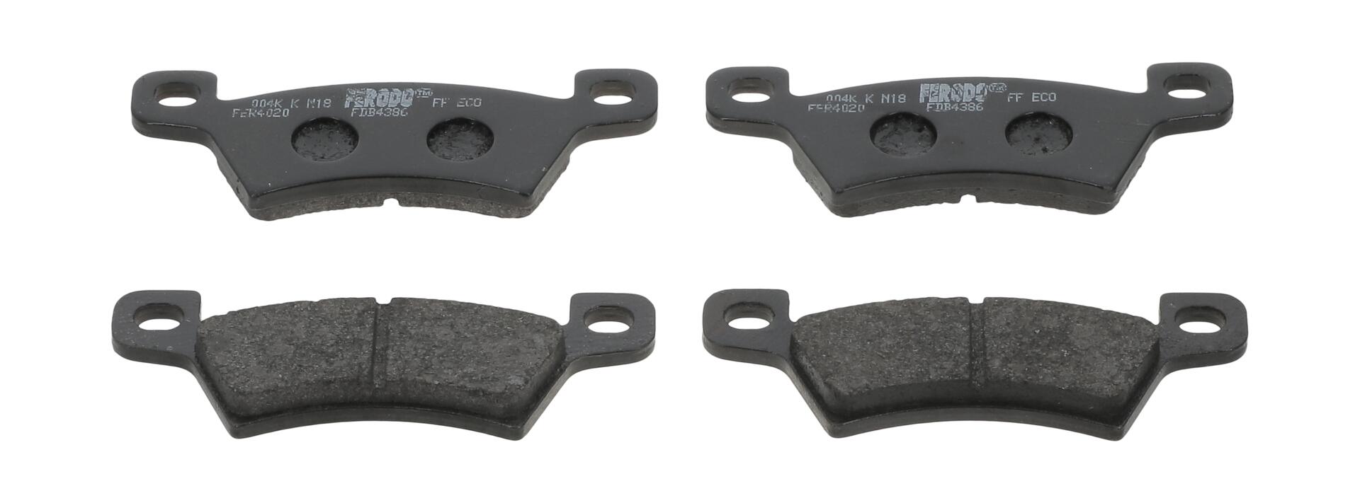Колодки гальмівні дискові MICRO CAR MC1/MC2 505 CC 01-08 FERODO (FDB4386) Ferodo фото 2