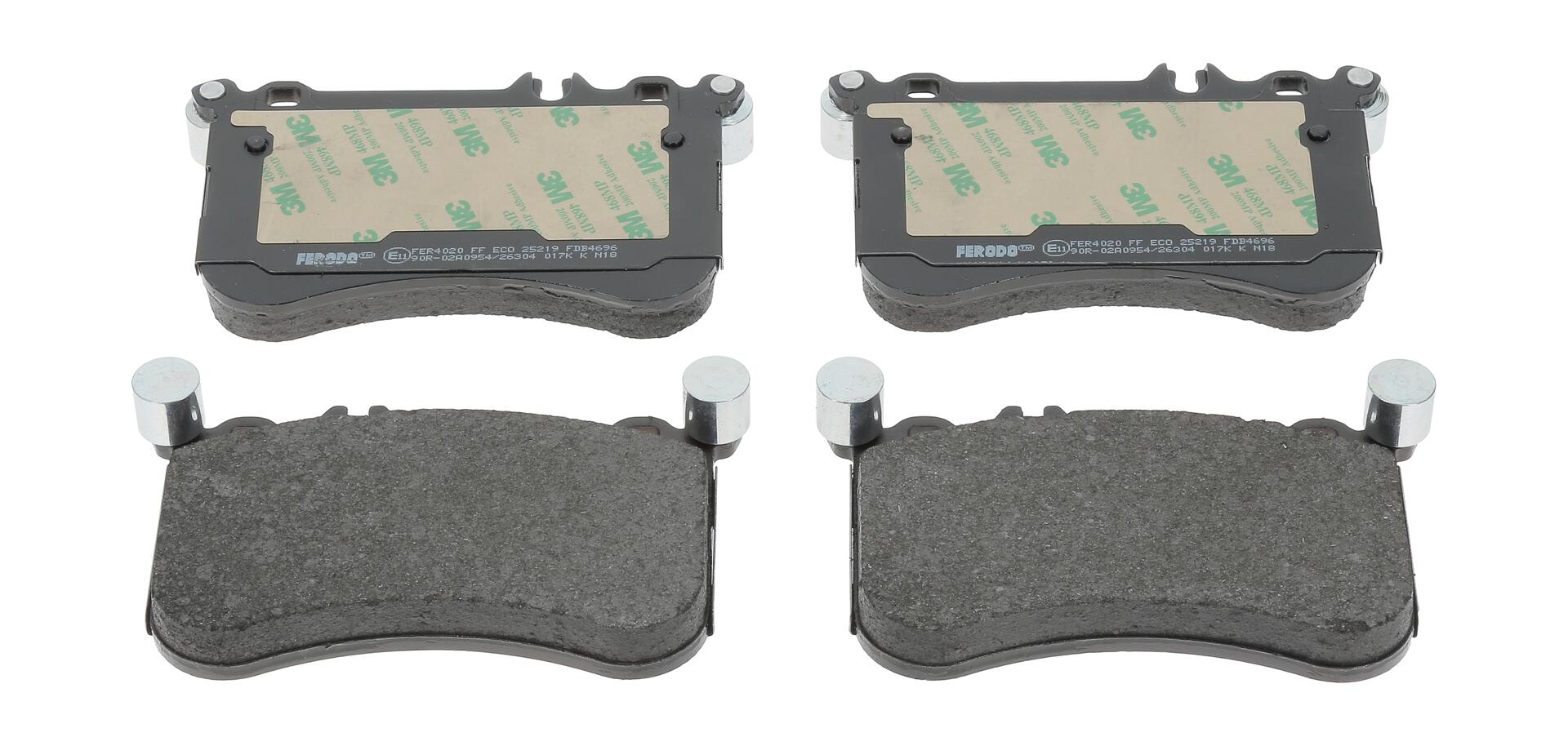 Колодки гальмівні дискові MB S-CLASS (W221) 4.7 2005.09-2013.12 FERODO (FDB4696) Ferodo фото 2