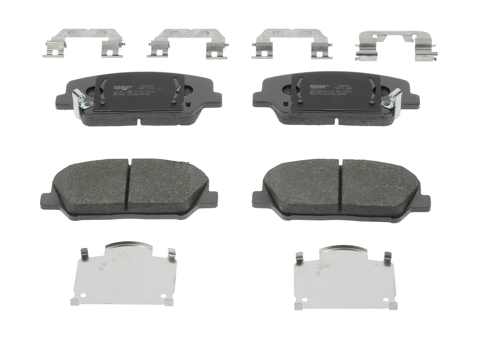 Колодки гальмівні дискові KIA OPTIMA (FSGDS6B) 2.4 2010.01- FERODO (FDB4703) Ferodo фото 2
