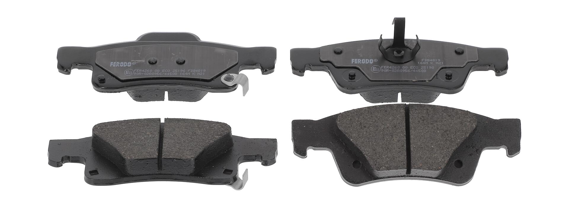 Колодки гальмівні дискові JEEP GRAND CHEROKEE IV (WK, WK2) 3.6 2010.06- FERODO (FDB4819) Ferodo фото 2