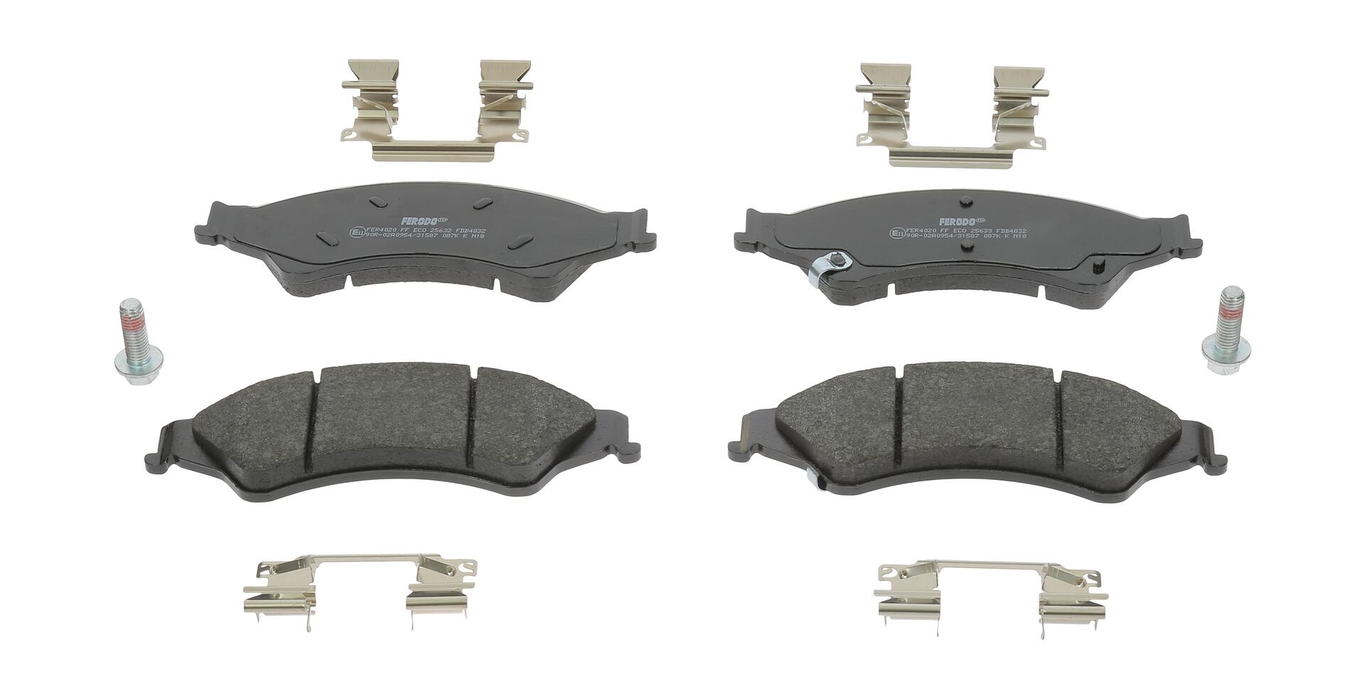 Колодки гальмівні дискові FORD USA RANGER (TKE) 2.0 2011.04- FERODO (FDB4832) Ferodo фото 2