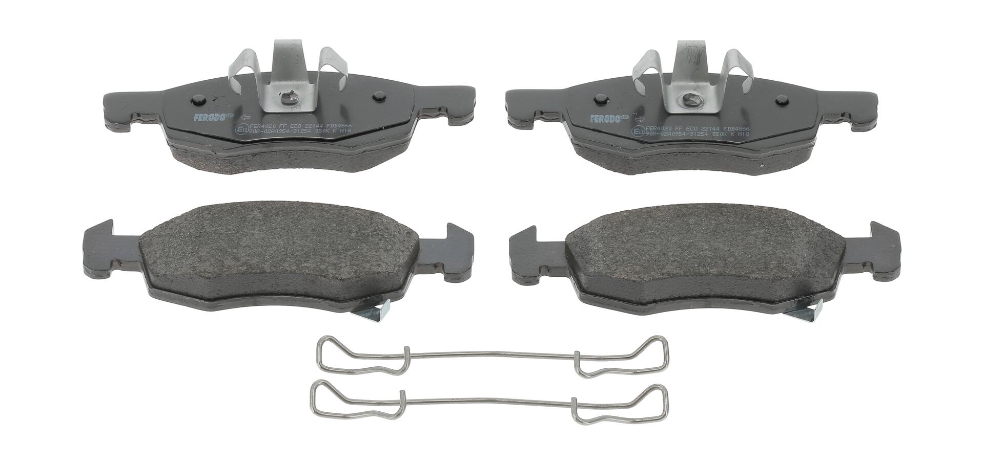Колодки гальмівні дискові OPEL CORSA E (X15) 1.4 2014.09- FERODO (FDB4866) Ferodo фото 2